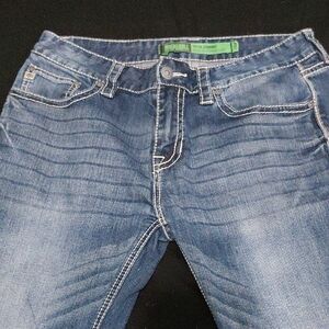 Classic Indigo Slim Straight Jeans